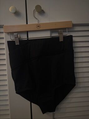 Balera Black High-Waist Women's Dance Brief/Shorts